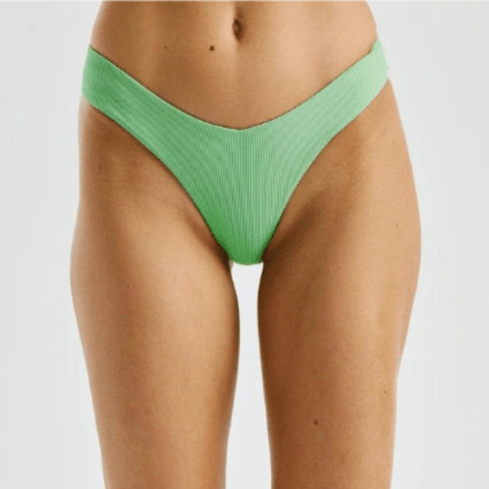 Year of Ours - Jess Bikini Bottom - Green (NWT)